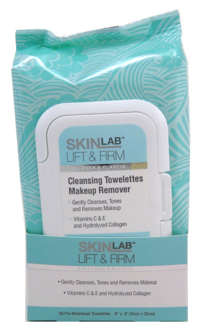 SKINLAB Cleansing Towlettes Makeup Remover (60 Count) - ADDROS.COM